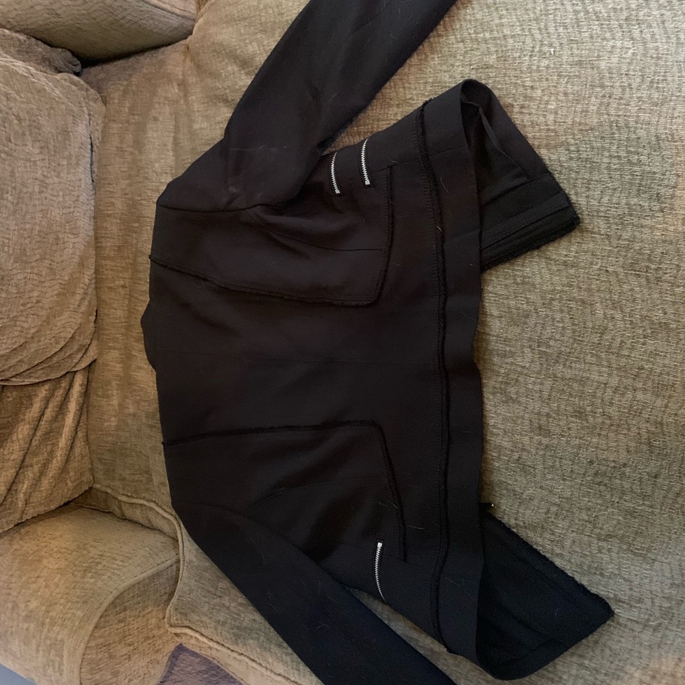 Asymmetrical hem jacket